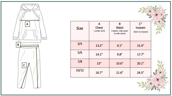 Kids Gray Ruffle Hoodie and Rainbow Stripe Leggings Fall Set