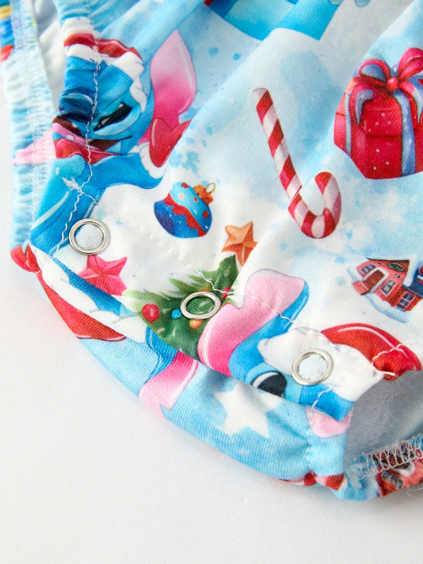 Christmas Stitch Bubble Romper