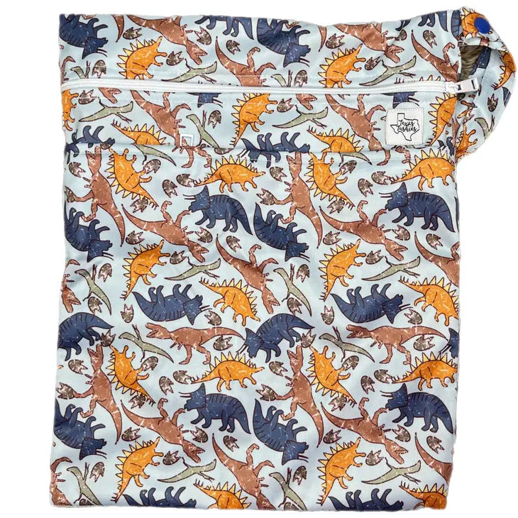 Blue Dinos Large Wet Bag