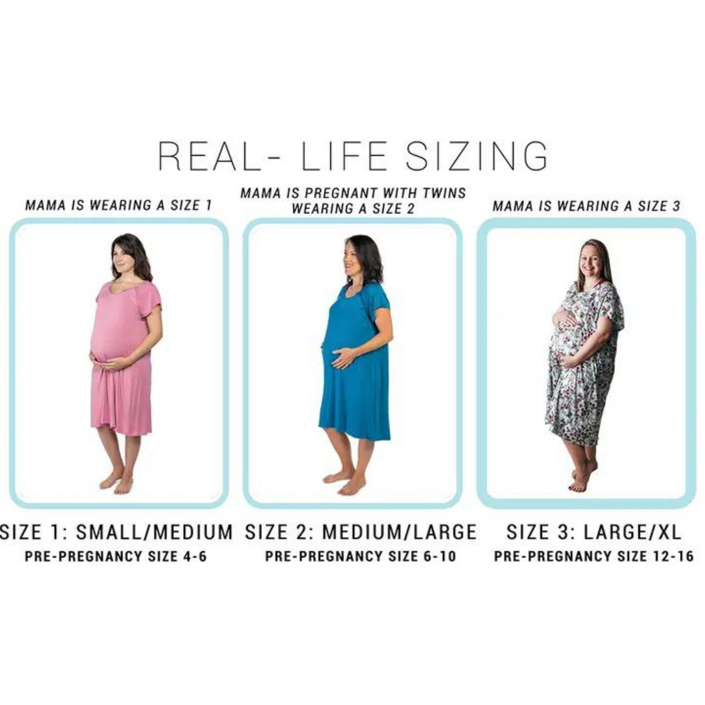 Dot Maternity Mommy Labor and Delivery/Nursing Gown