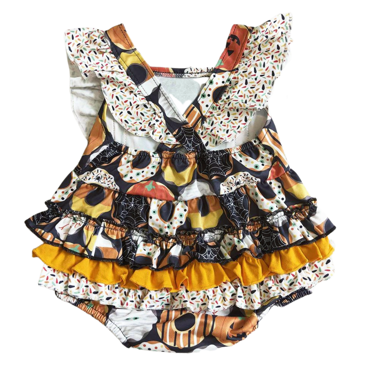 Spooky Doughnuts Romper