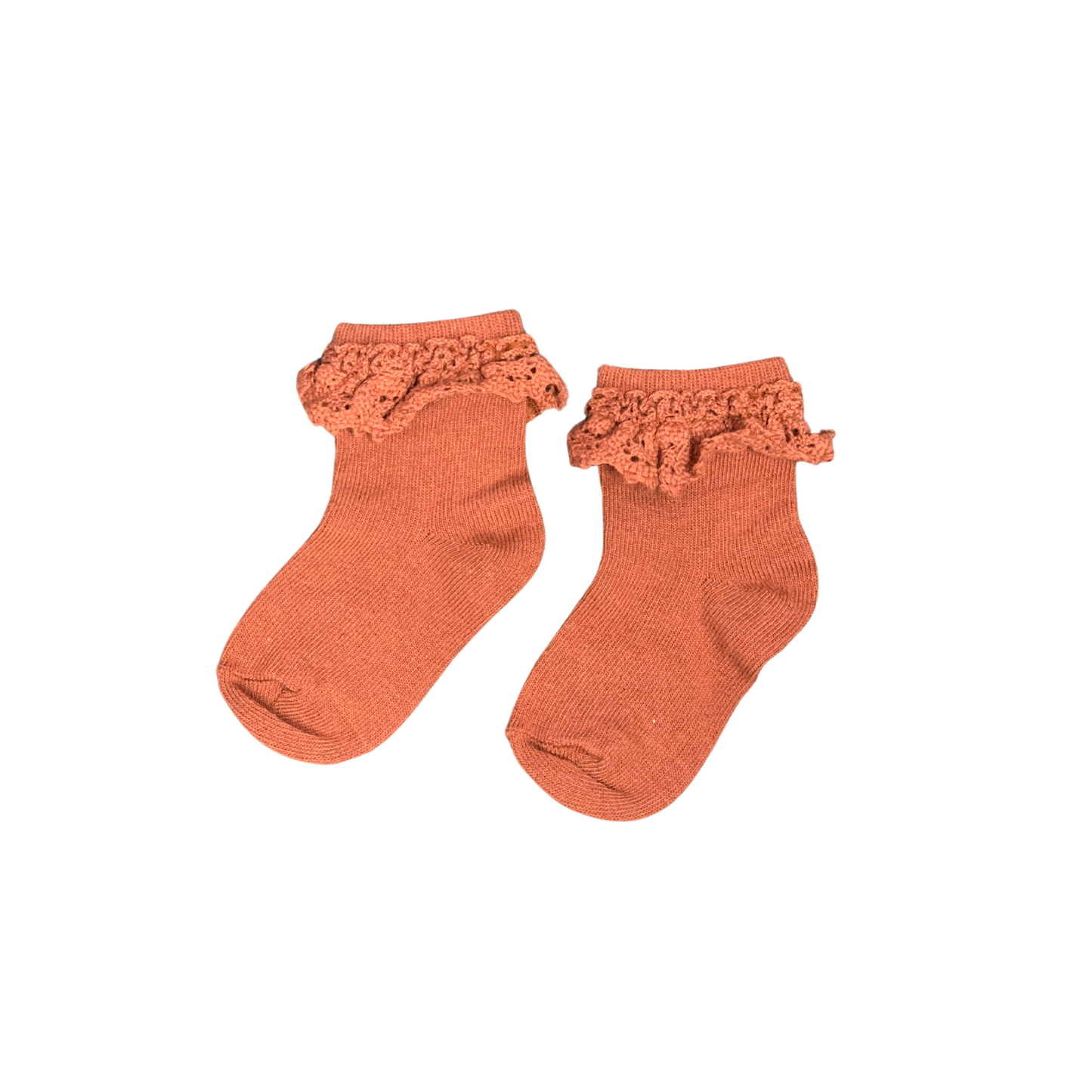 Sugar Almond Lace Midi Sock