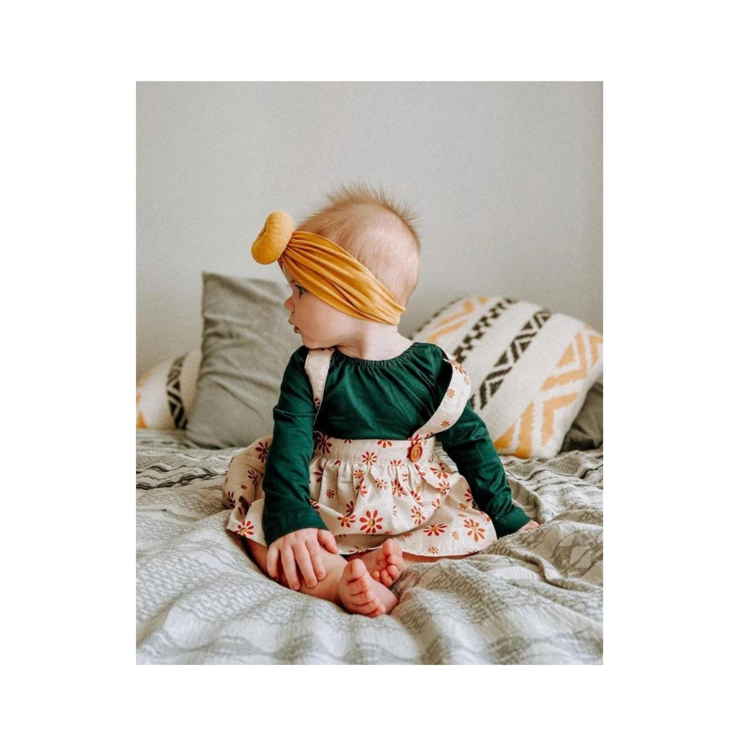 Daphne Suspender Skirt - Sundaze Blaze Sunflower