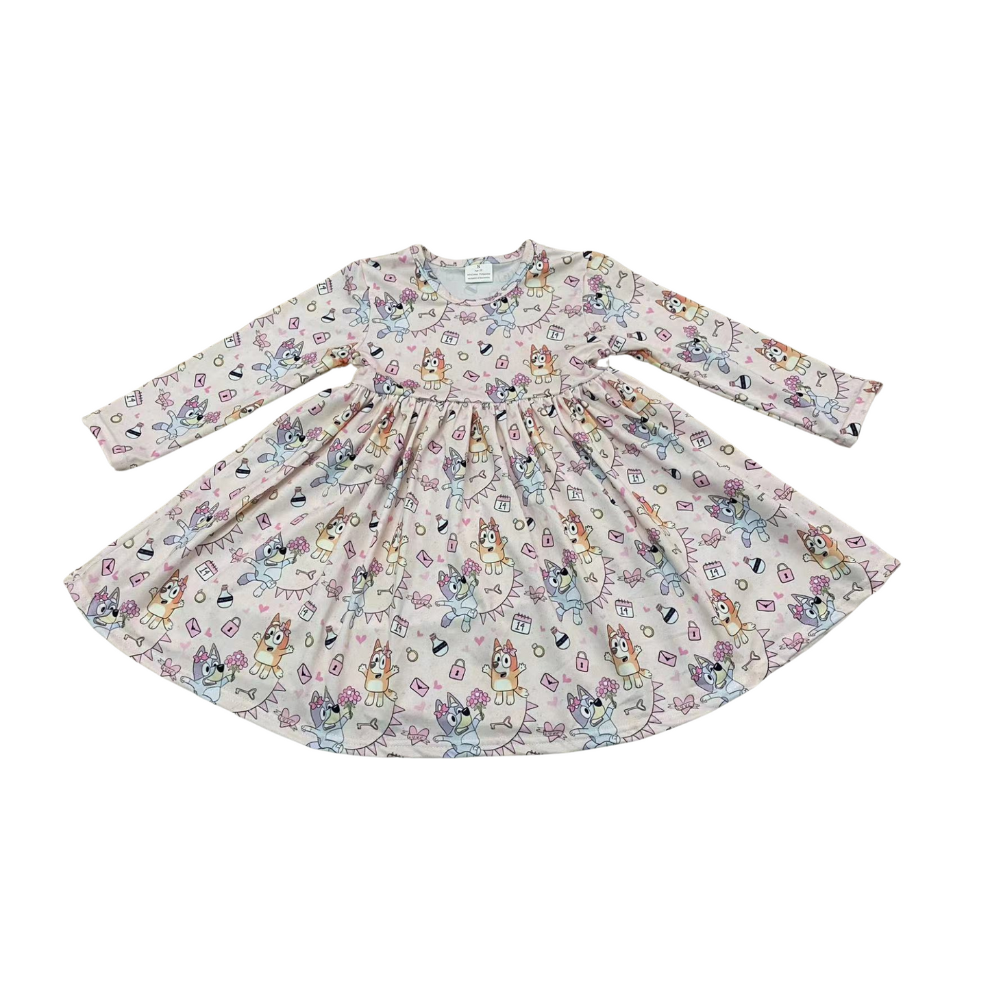 Bluey & Bingo Love Potion Twirl Dress