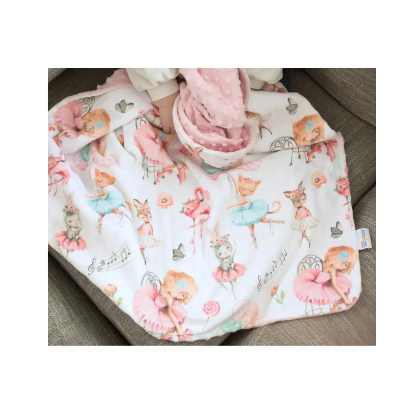 Baby & Toddler Ballerinas Minky Blanket