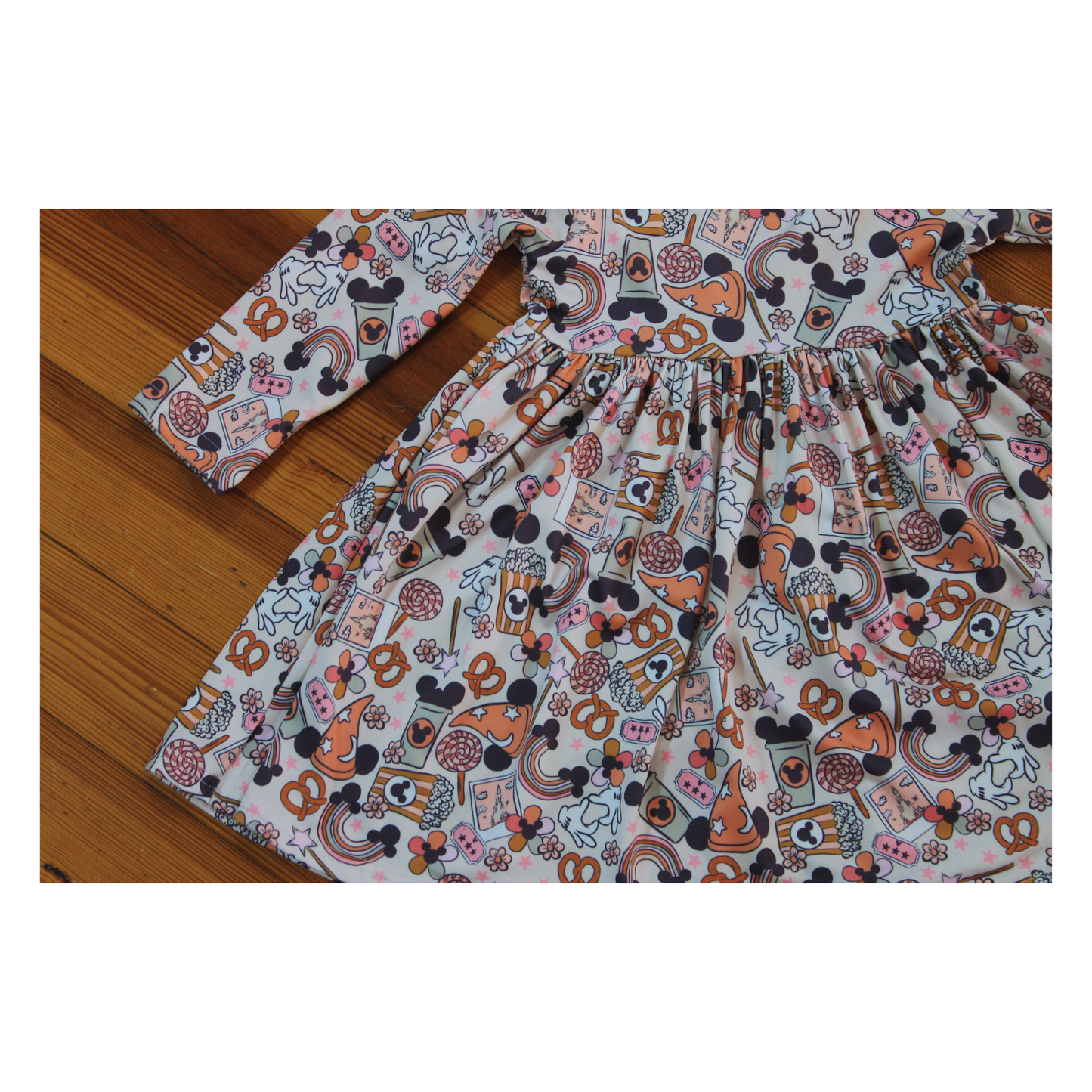 Disney Snacks Twirl Dress (Orange)