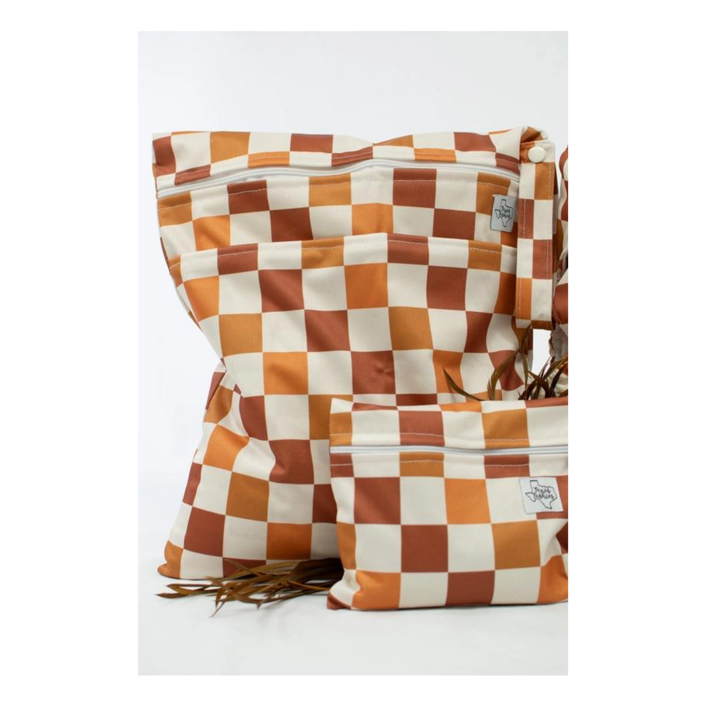 Autumn Check - Large Wet Bag