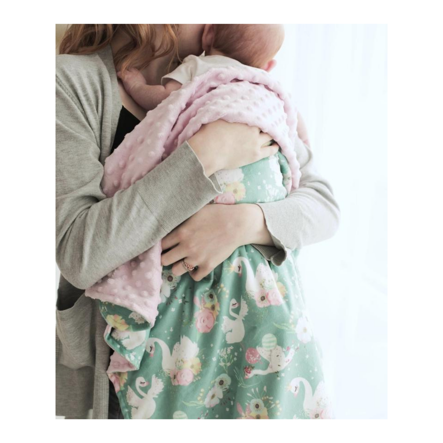 Baby & Toddler Minky Blanket (Swans)