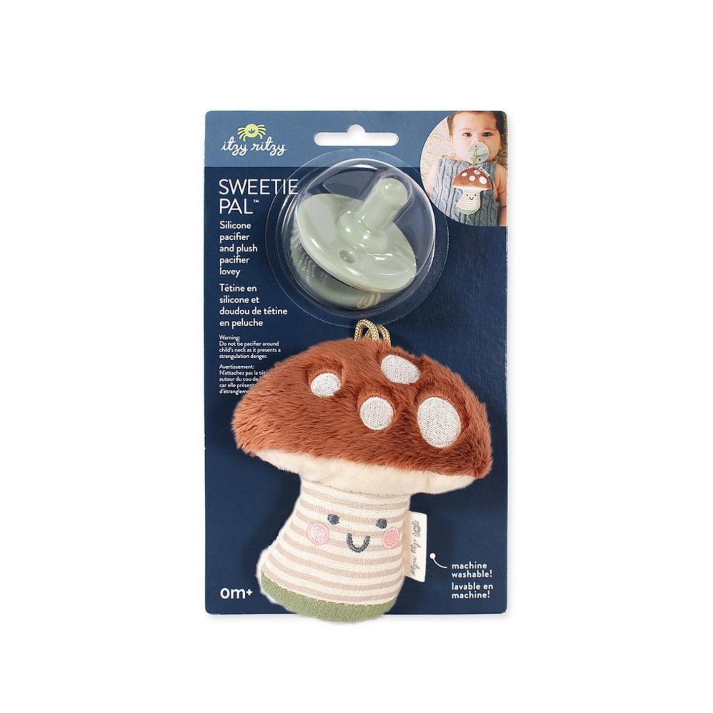 Ash The Mushroom Sweetie Pal™ Plush & Pacifier