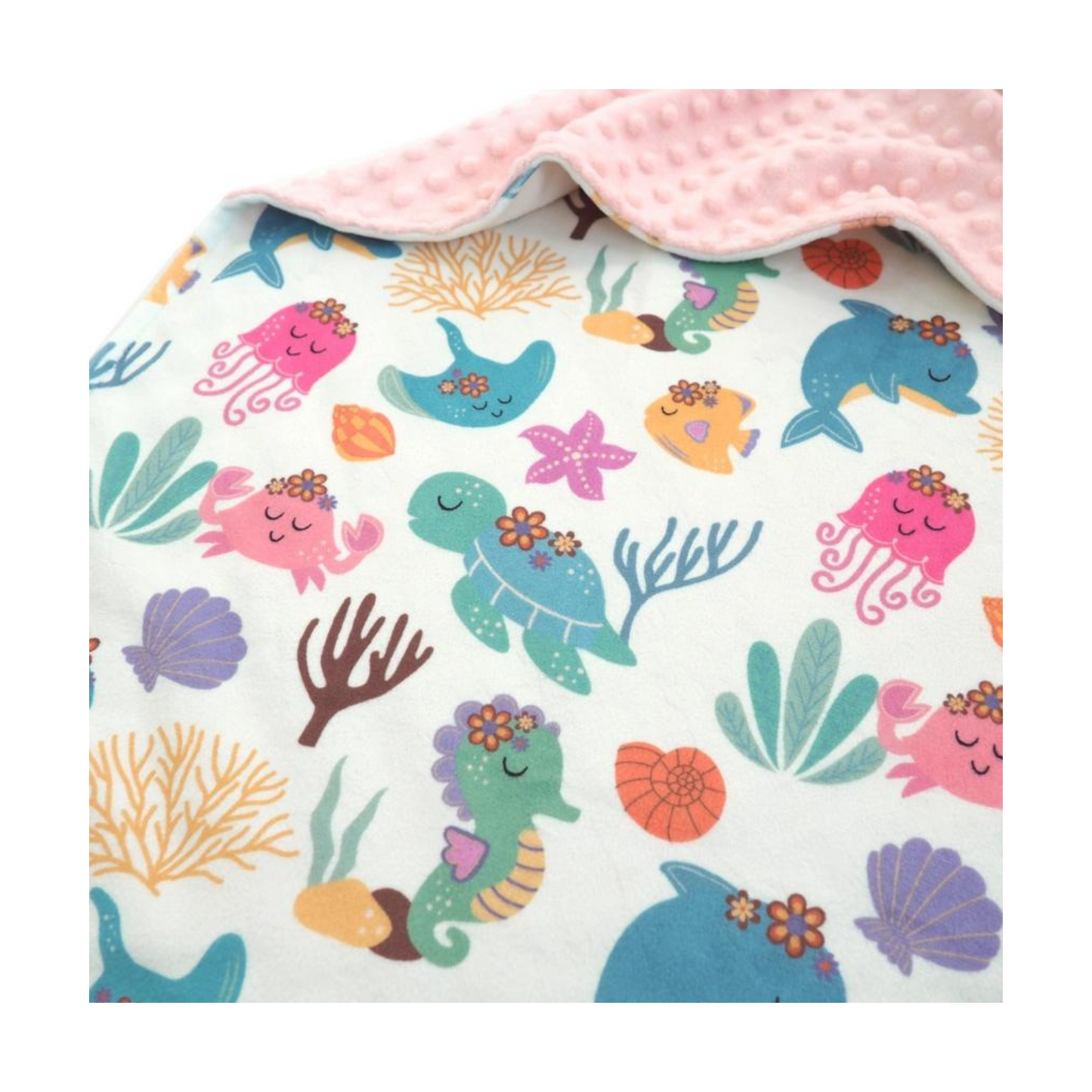 Baby & Toddler Minky Blanket - Undersea Adventure