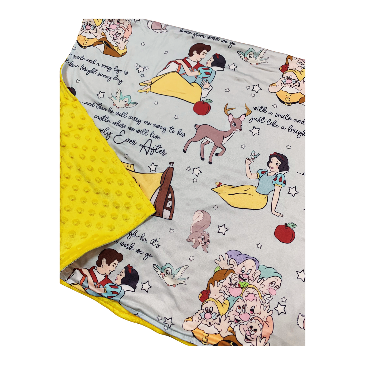 Snow White Minky Blanket