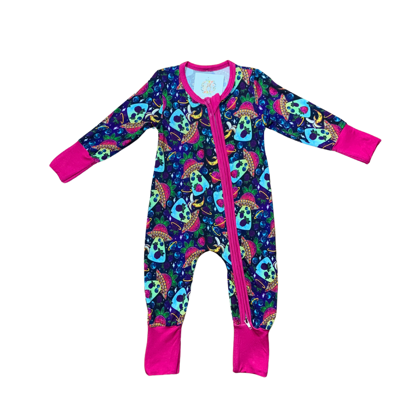 Fruit Abduction Bamboo Romper