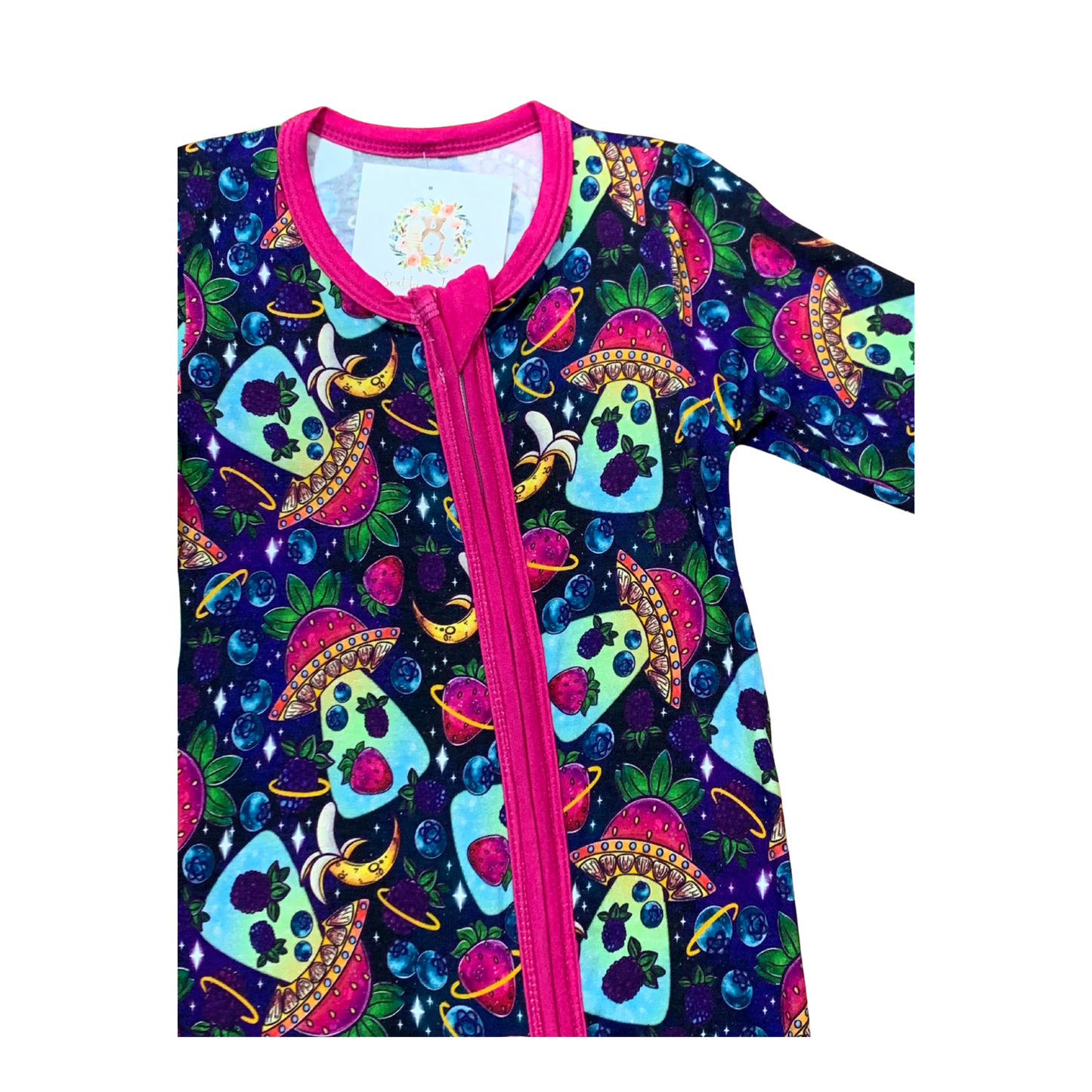 Fruit Abduction Bamboo Romper