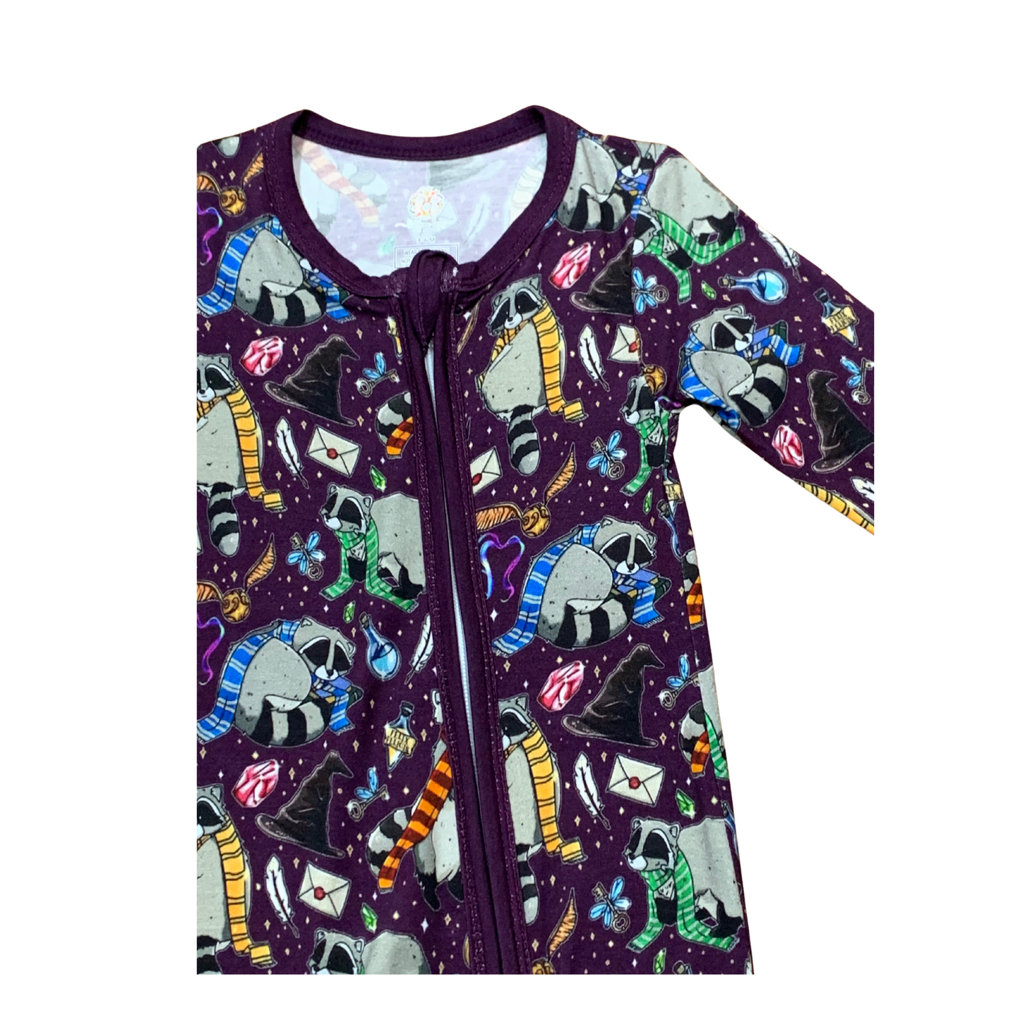 Potter Panda Bamboo Romper (Purple)