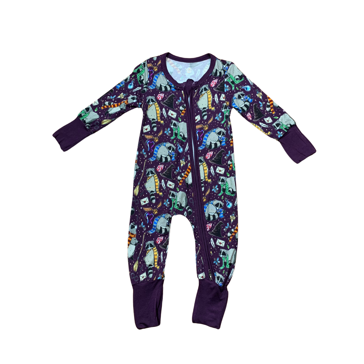 Potter Panda Bamboo Romper (Purple)