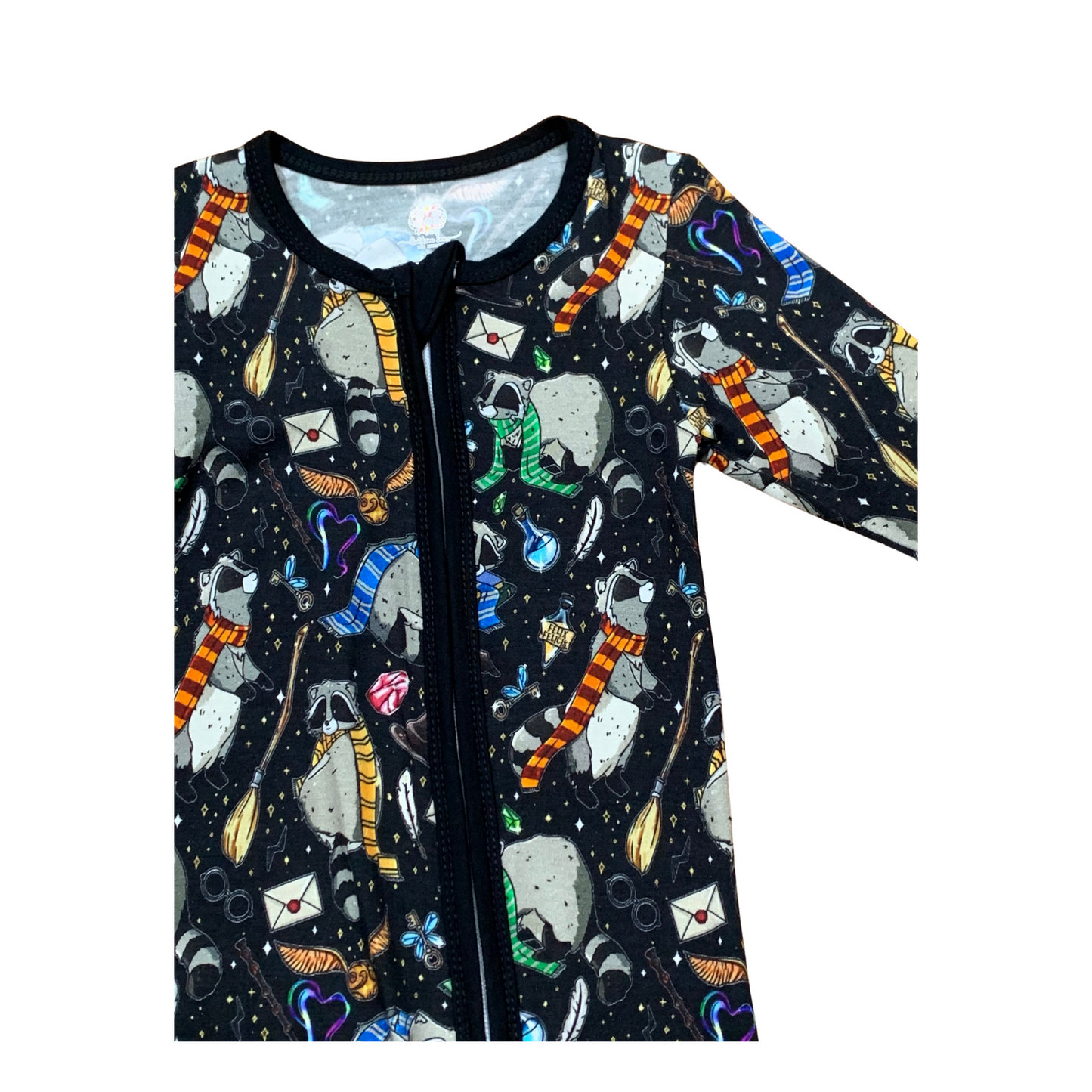 Potter Panda Bamboo Romper (Black)