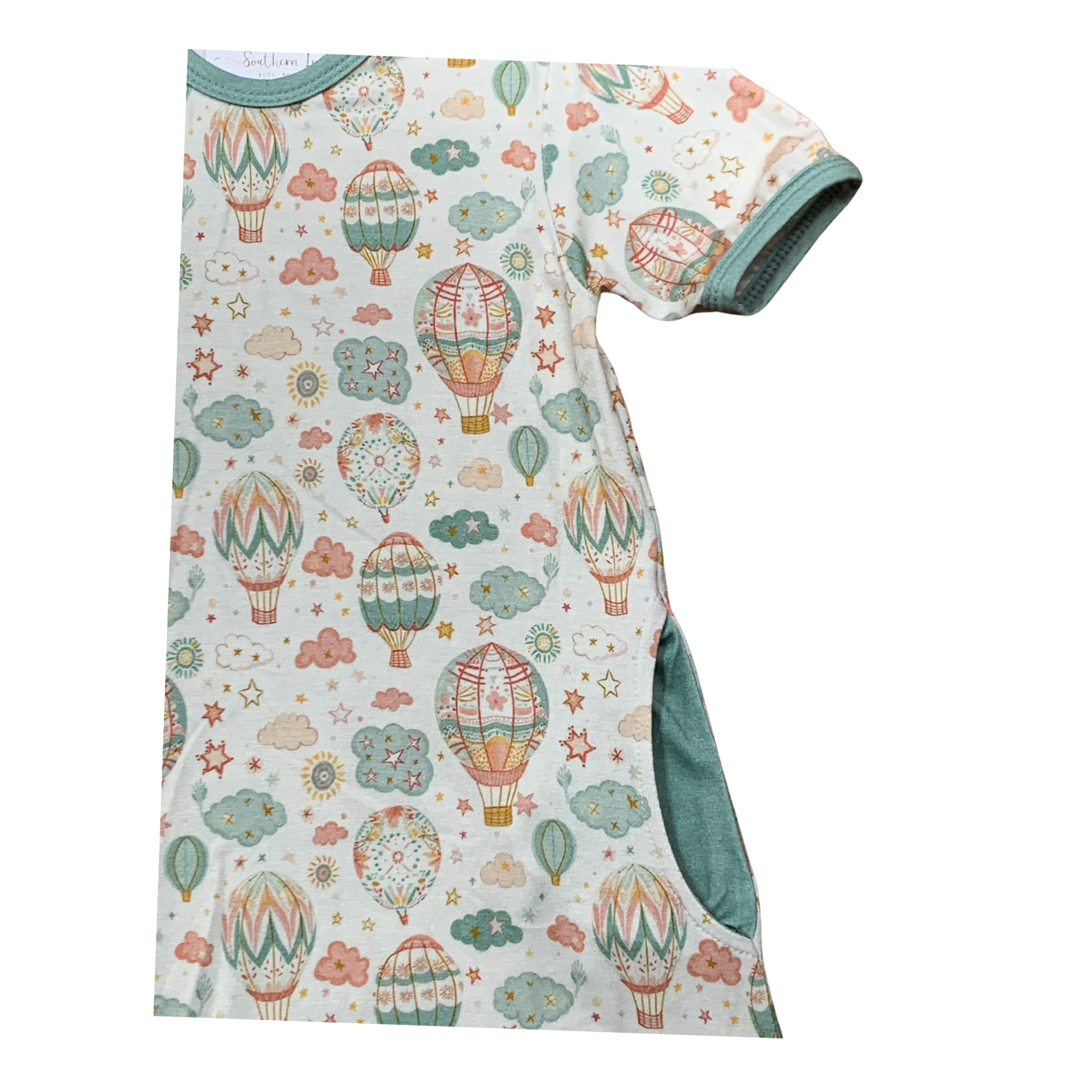 Whimsical Hot Air Balloon Bamboo Nightgown