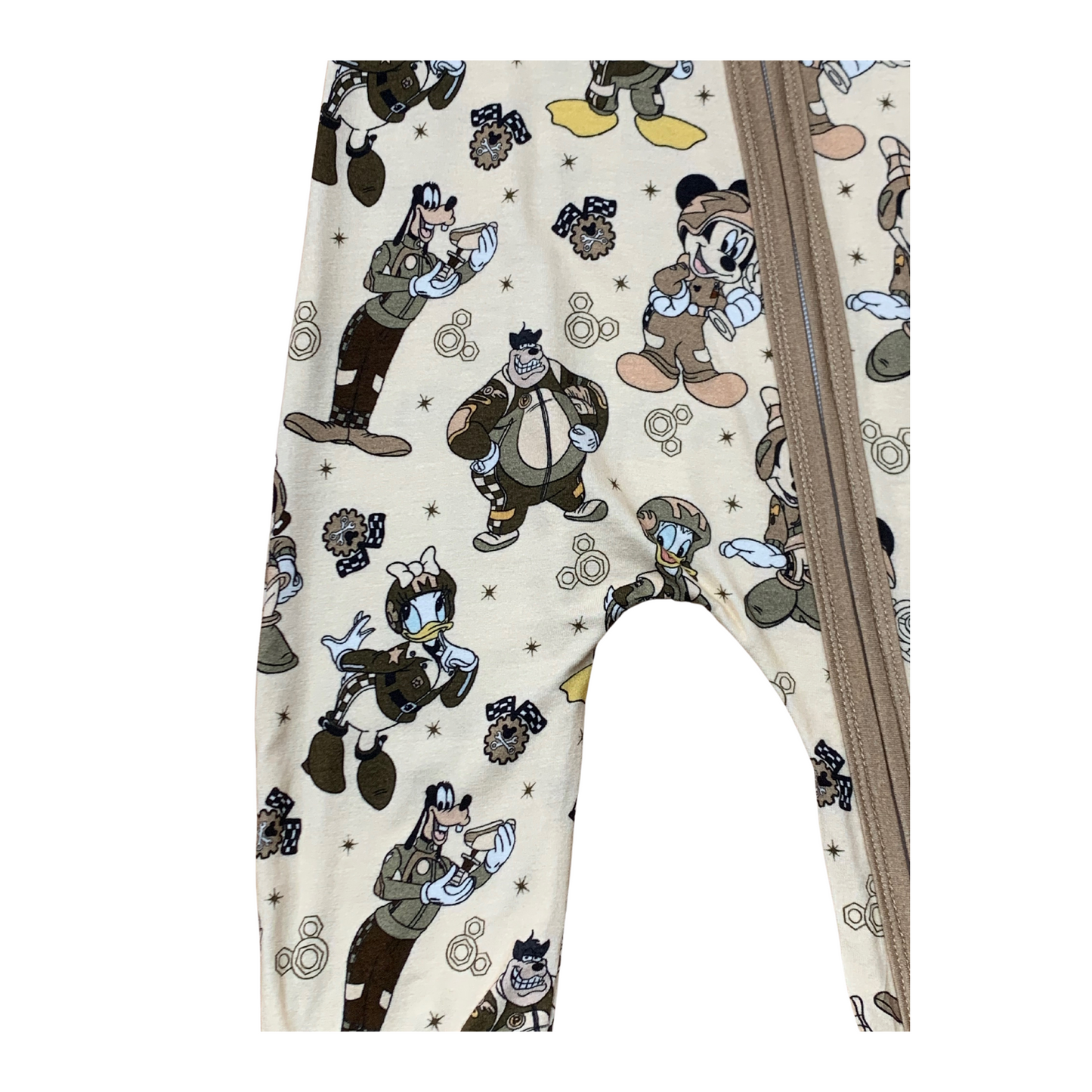 Mickey & Friends Race Track Bamboo Romper