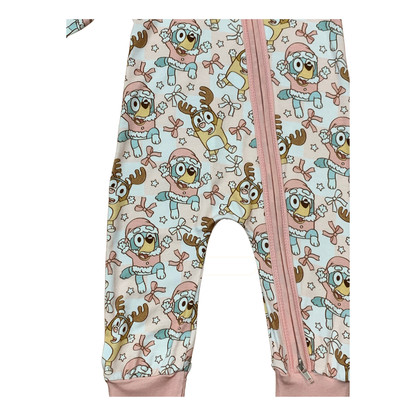 Reindeer Bluey & Bingo Bamboo Romper