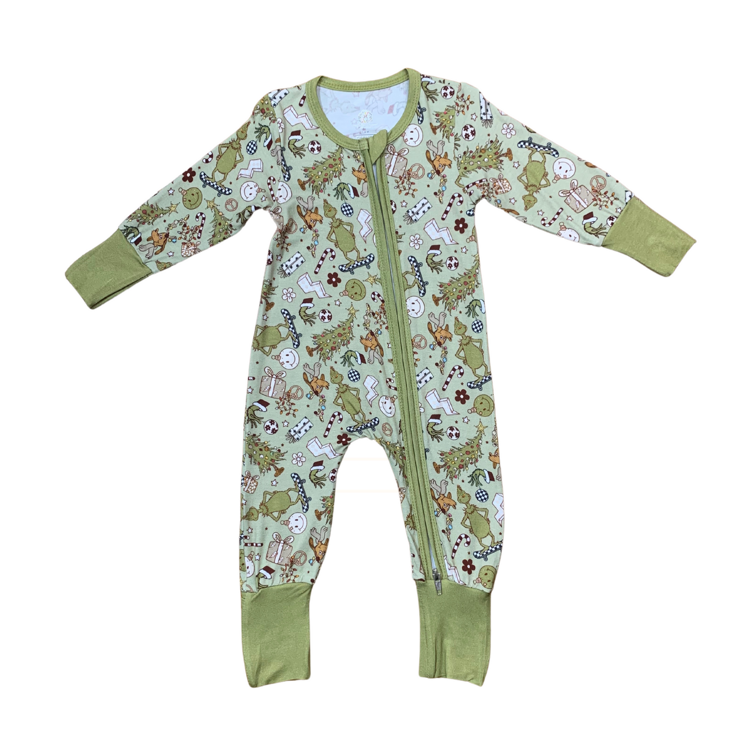 Mr. Grinch Bamboo Romper