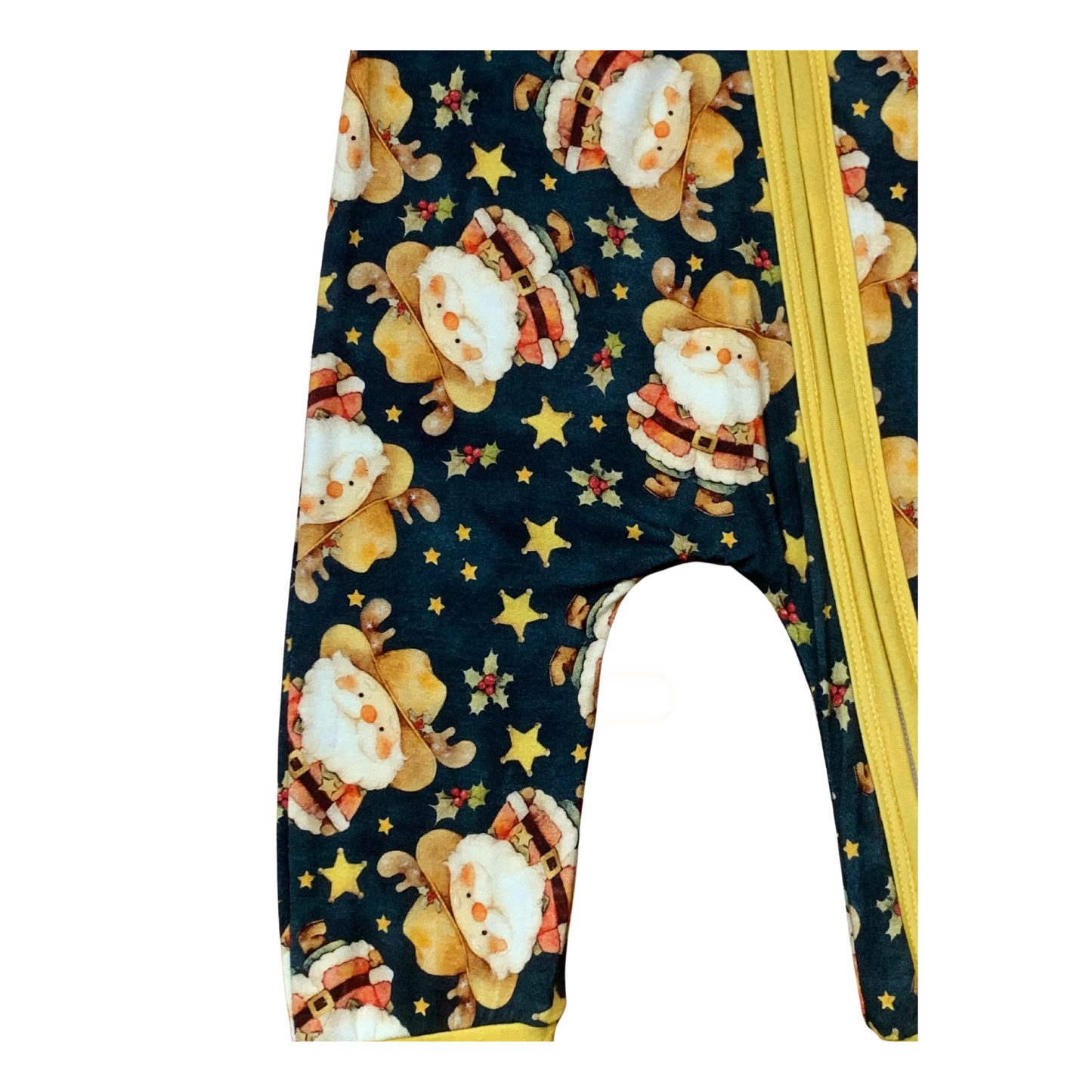 Cowboy Santa Bamboo Romper