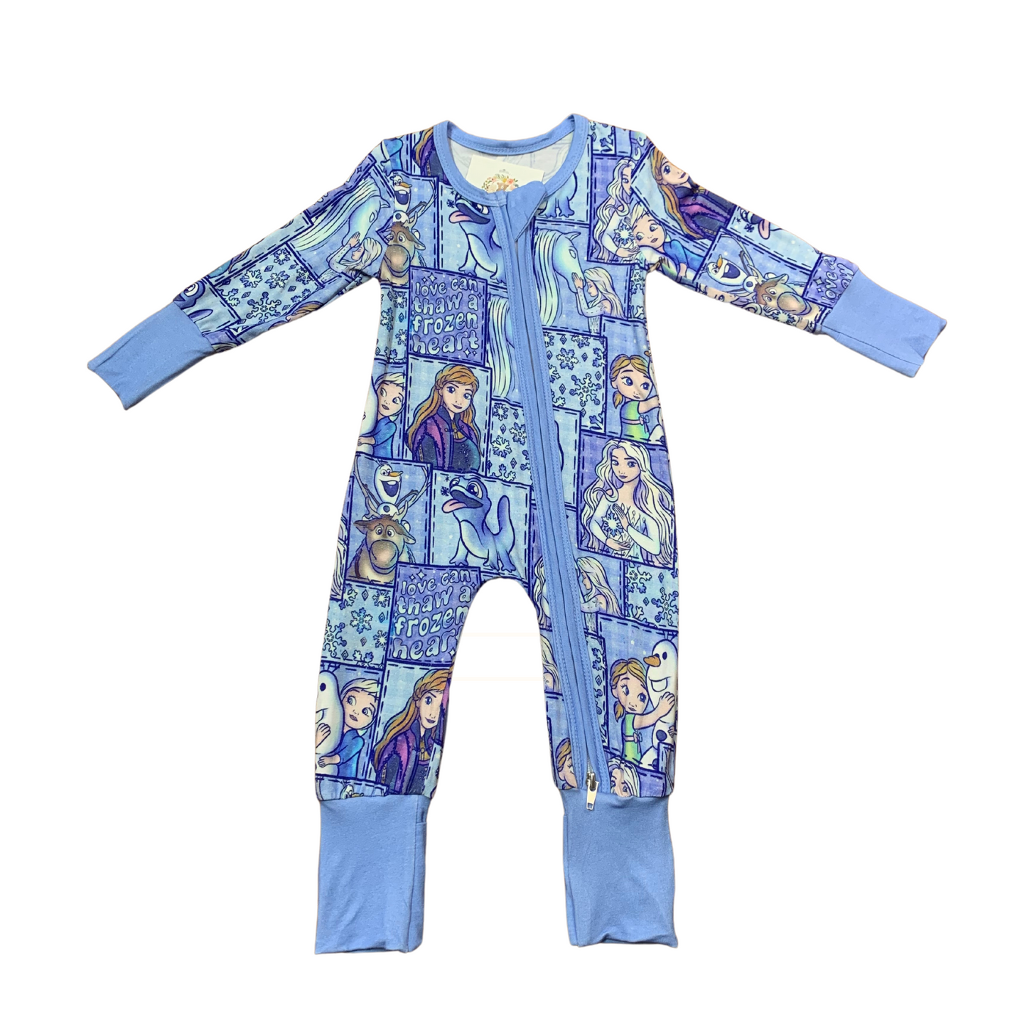 Love Can Thaw A Frozen Heart Bamboo Romper