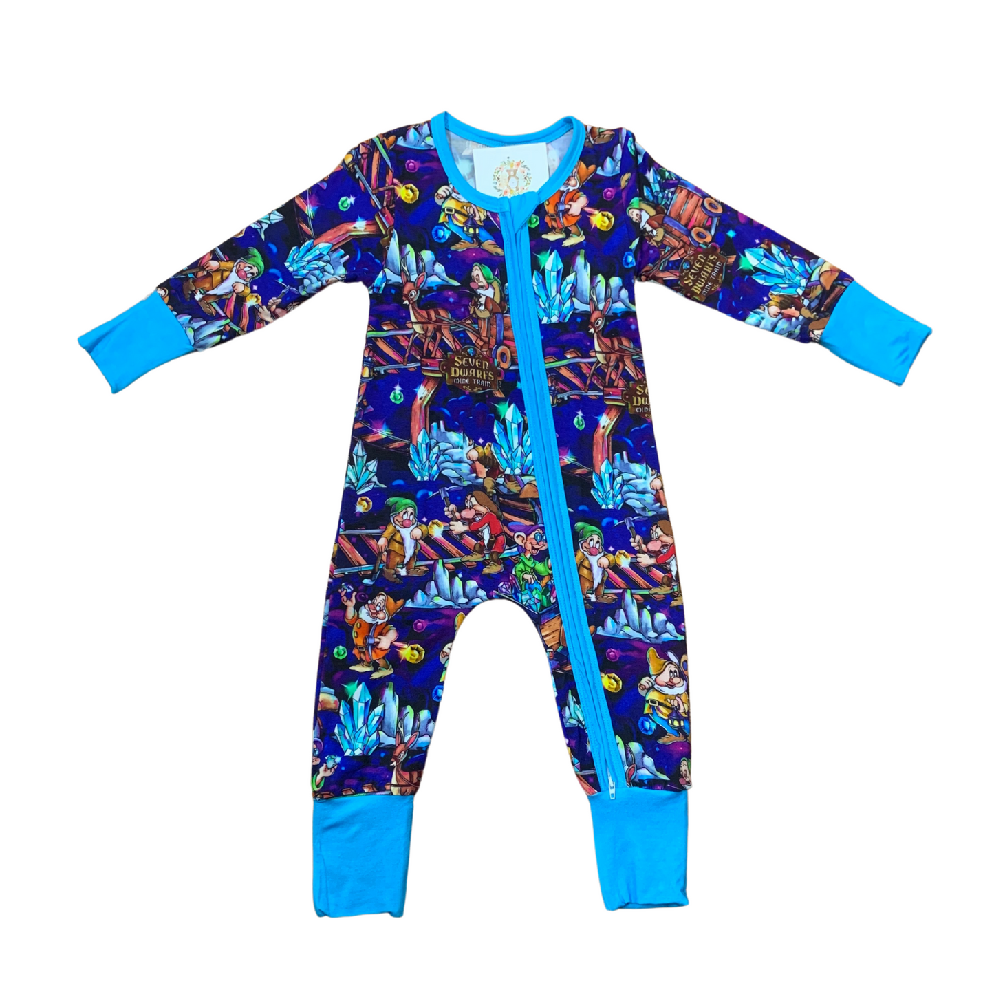 The 7 Dwarfs Mine Train Bamboo Romper