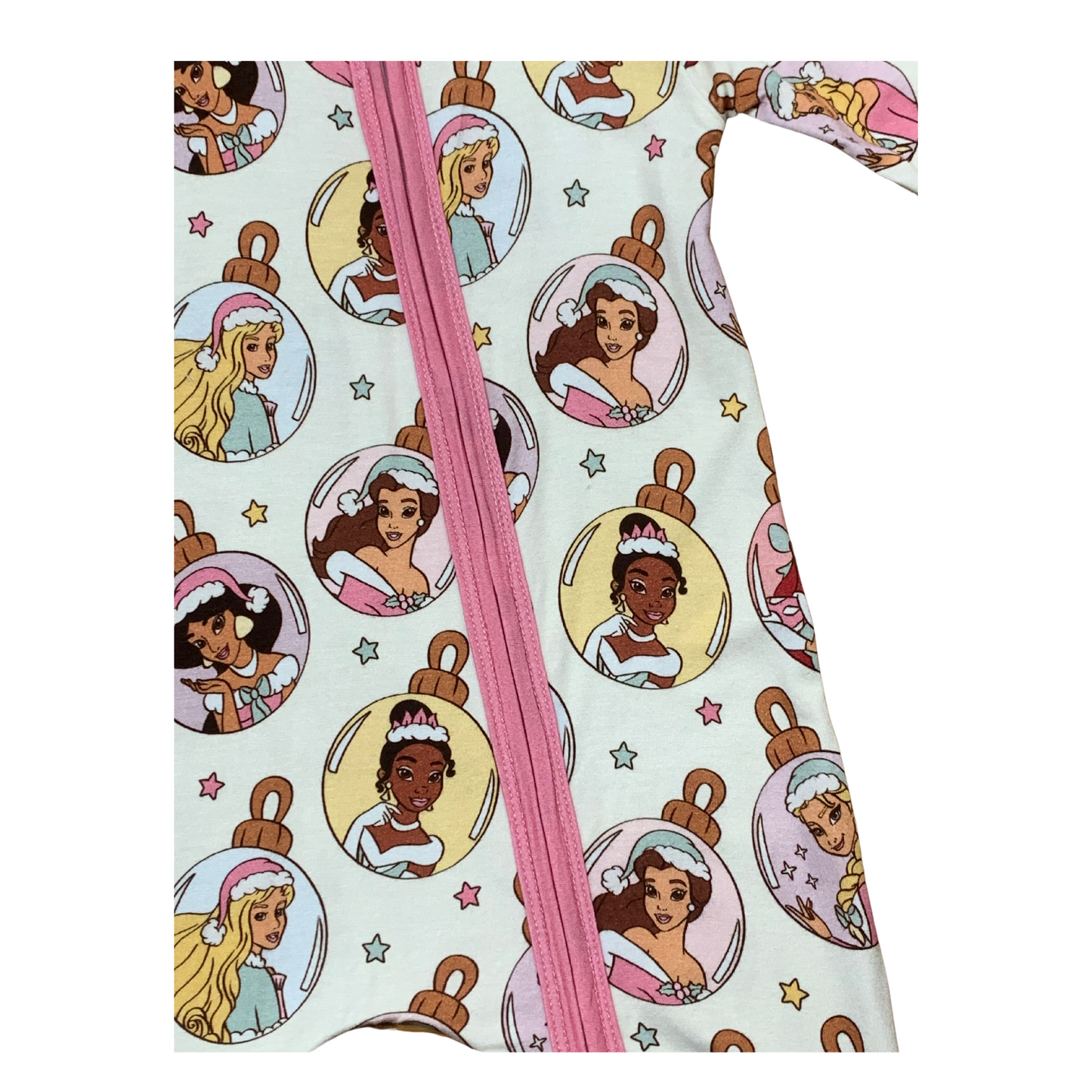Disney Princess Christmas Ornaments Bamboo Romper
