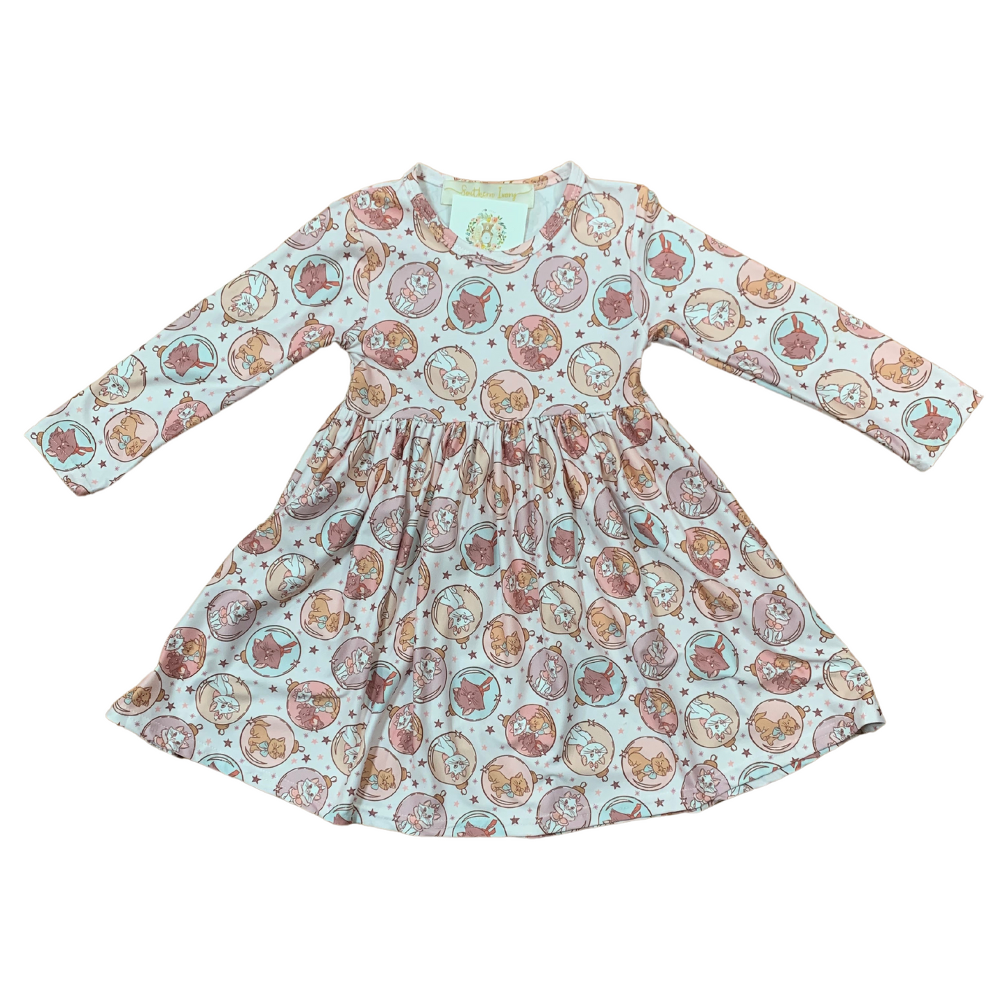 Aristocats Ornaments Twirl Dress