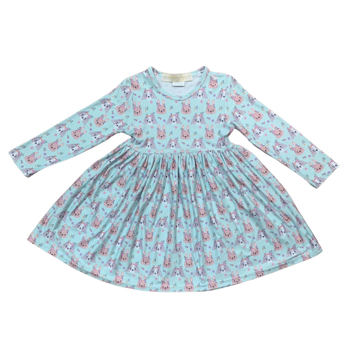 Hoppy Easter Twirl Dress