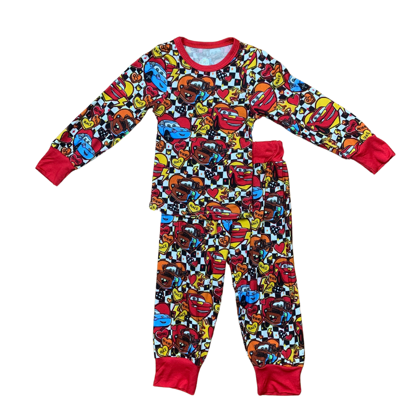 You Make My Heart Race Bamboo PJ's