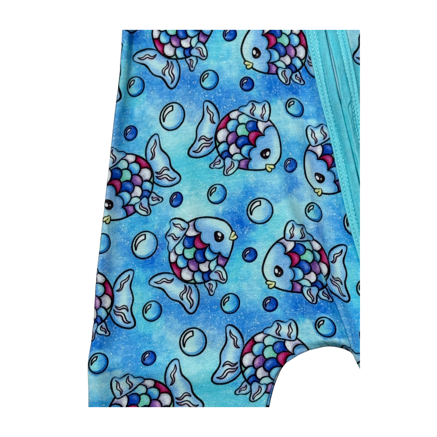 The Rainbow Fish Bamboo Romper