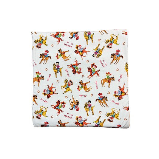 Hi-Ya Pardner Bamboo Blanket