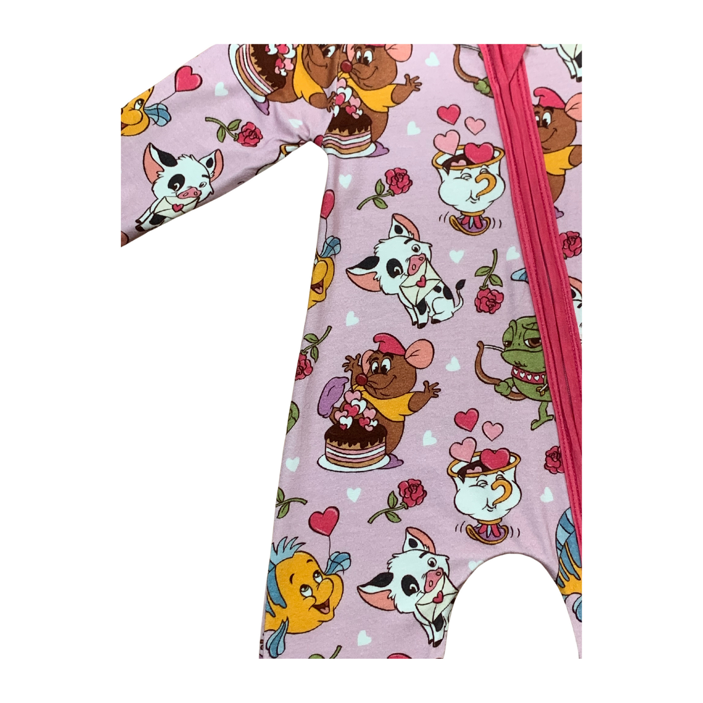 Valentines Day Gal Pals Bamboo Romper