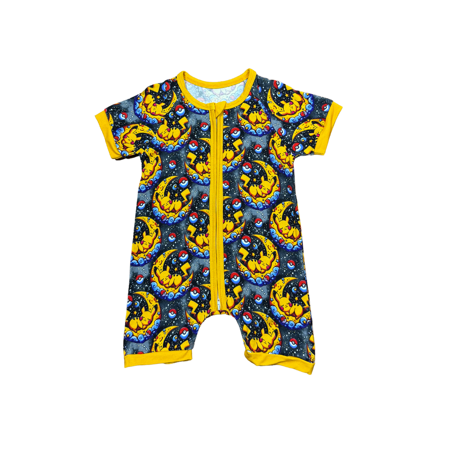 Sleepy Time Pikachu Bamboo Short Romper