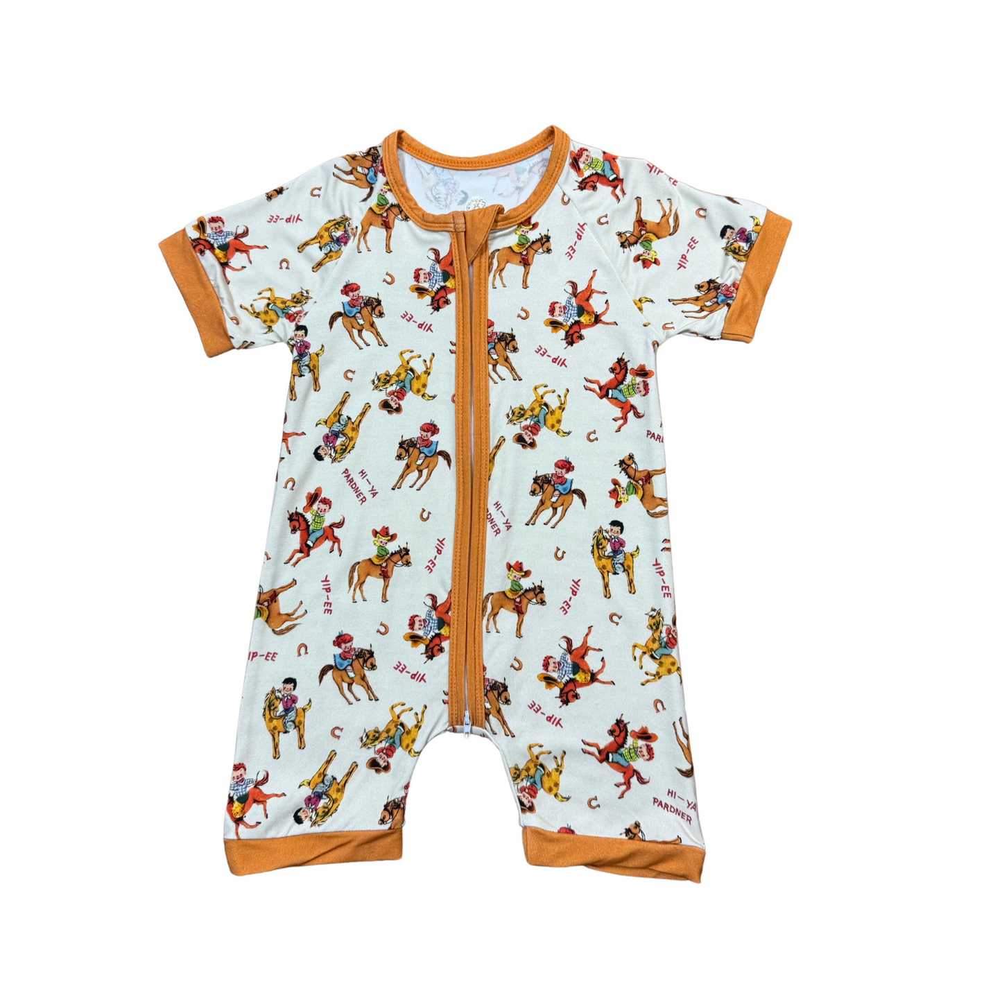 Hi-Ya Pardner Bamboo Short Romper