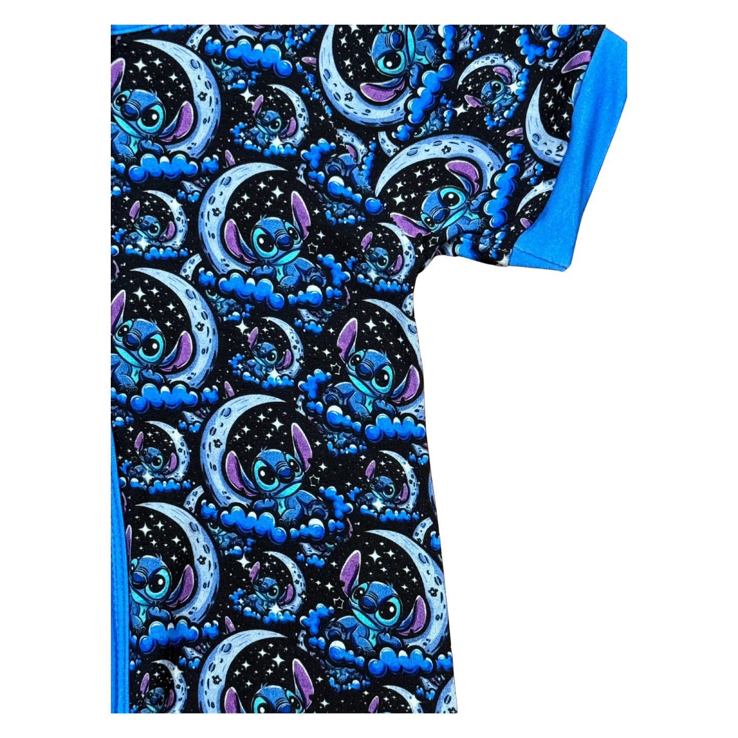 Sleepy Time Stich Bamboo Short Romper