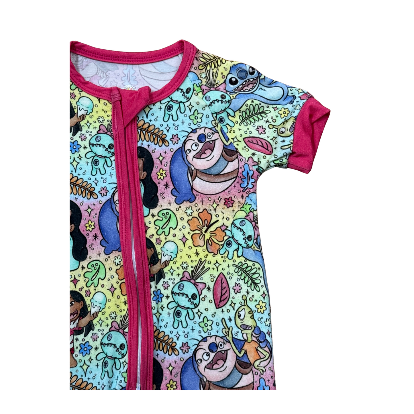 Lilo & Stitch Bamboo Short Romper