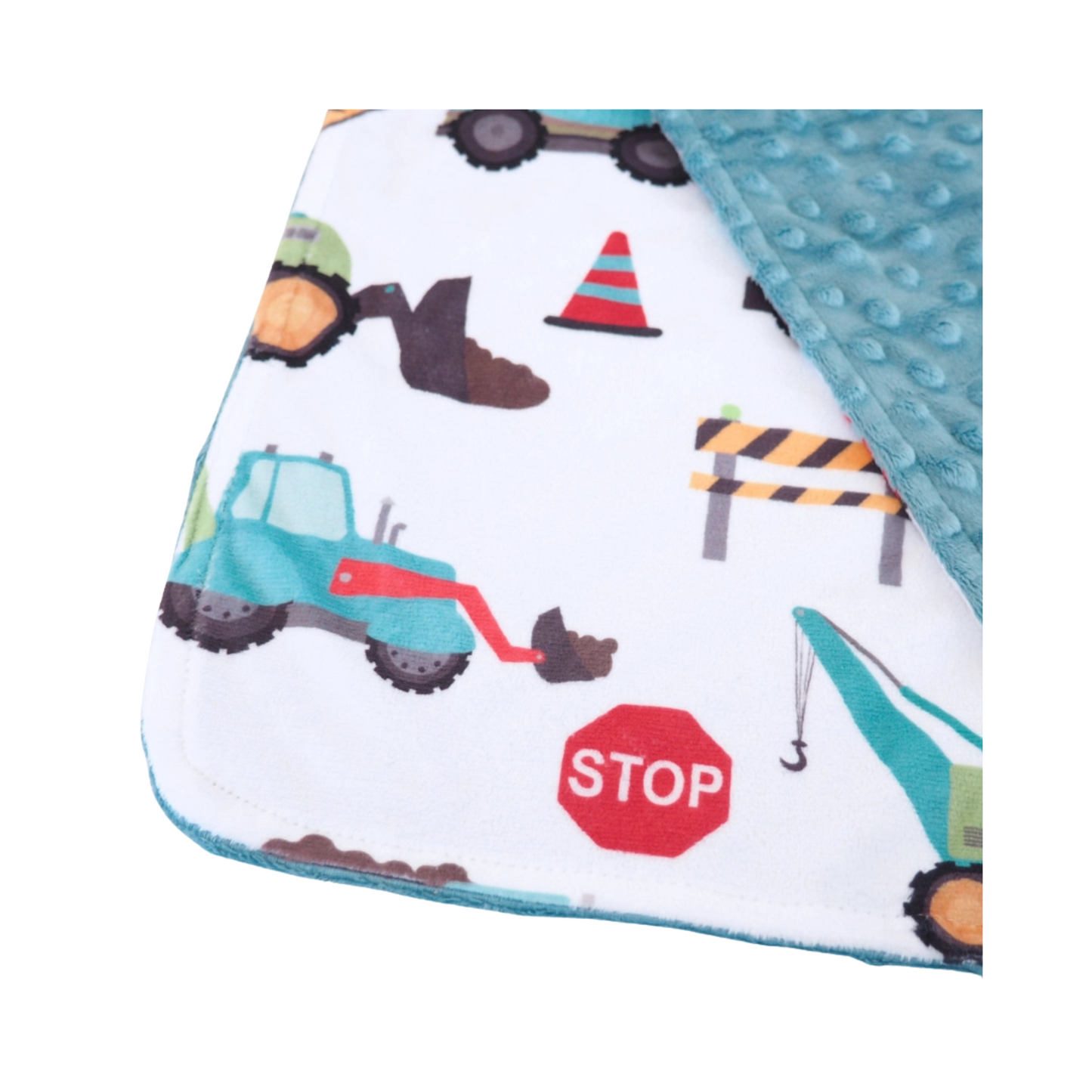 Mini Minky - Construction Trucks