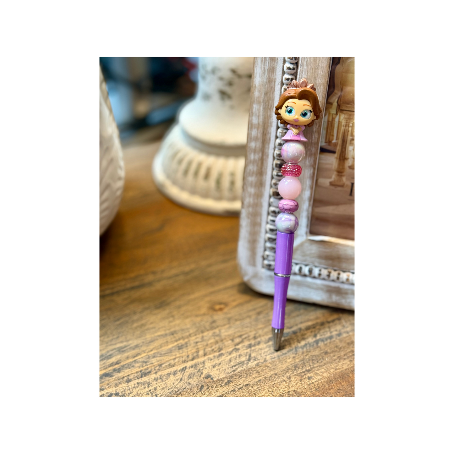 Disney Doorable Beaded Pen - Princess Rapunzel