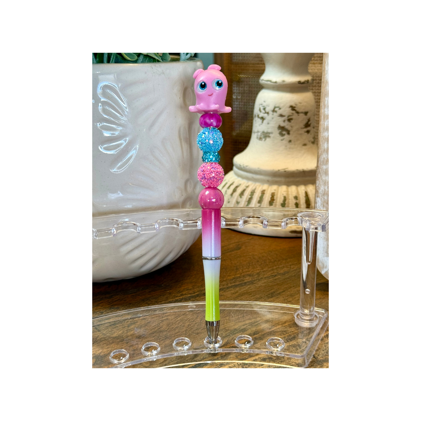 Disney Doorable Beaded Pen - Pearl