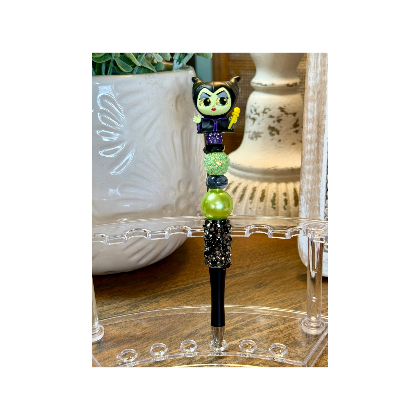 Disney Doorable Beaded Pen - Maleficent