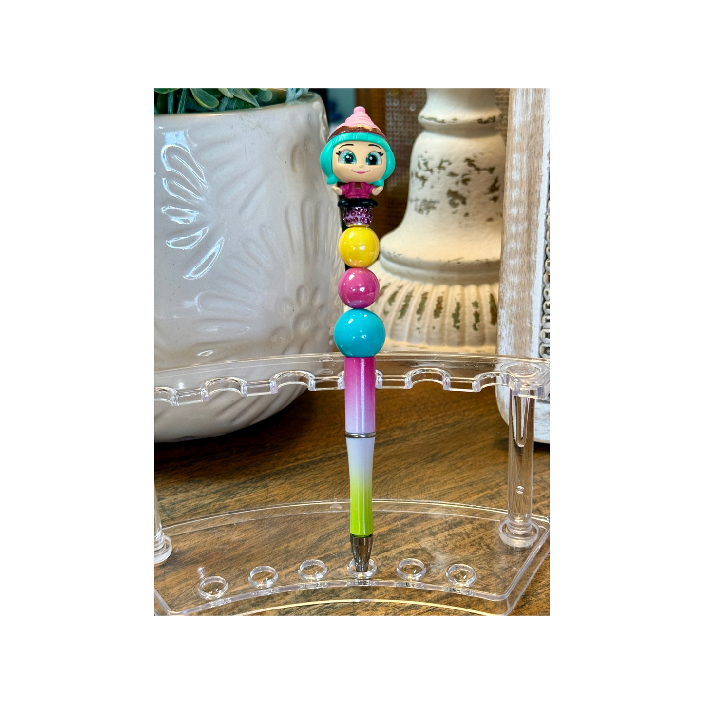 Disney Doorable Beaded Pen - Candlehead