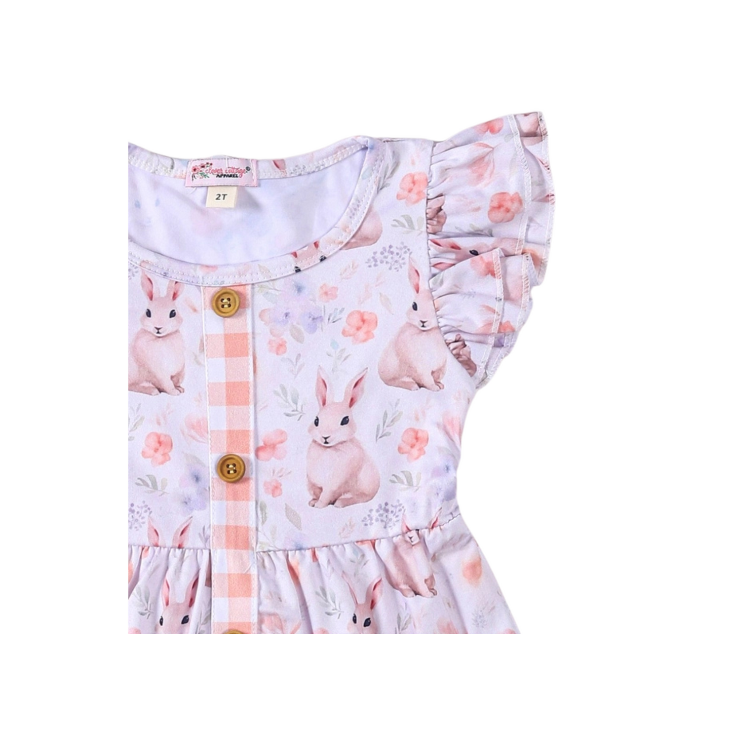 Peach Bunnyhop Girls Dress