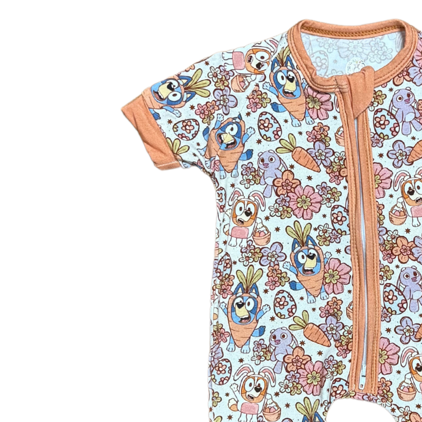It's Easter Bluey Bamboo Short Romper