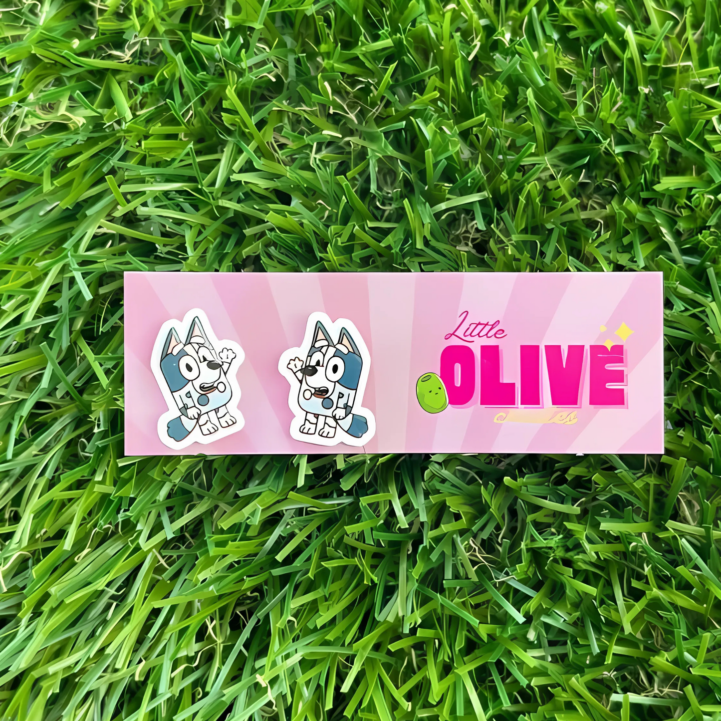 Bluey Stud Earrings