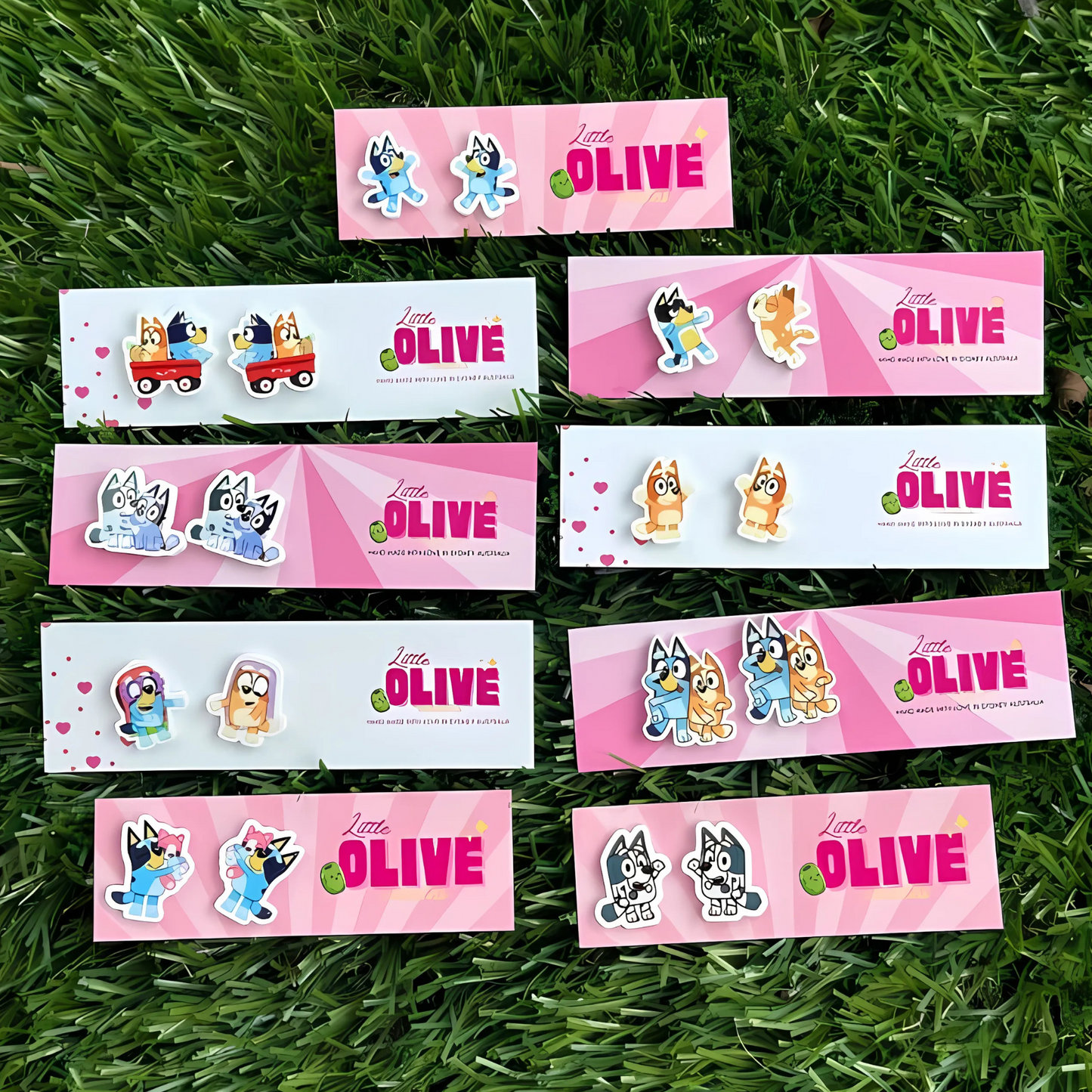 Bluey Stud Earrings