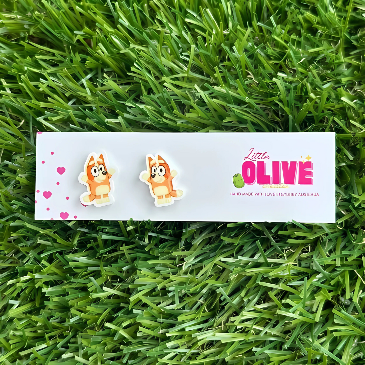Bluey Stud Earrings