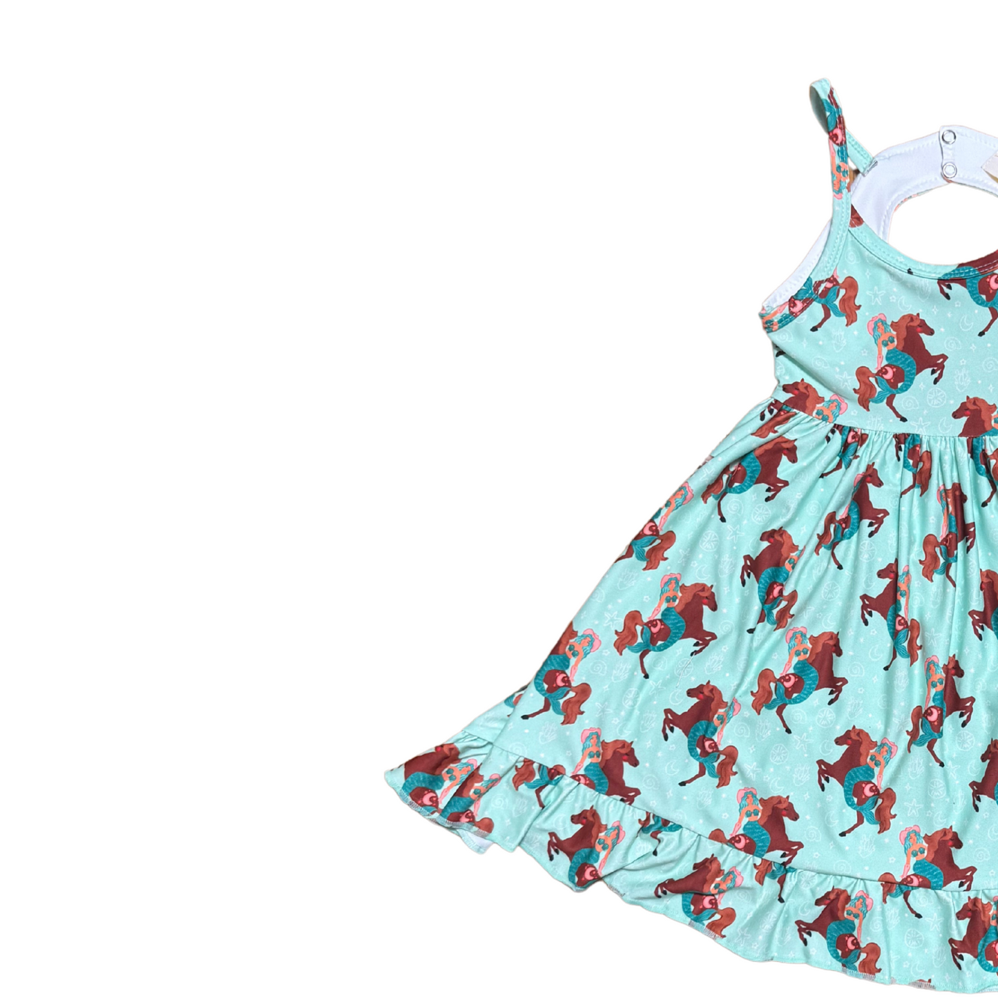 Mermaid Cowgirl Twirl Dress