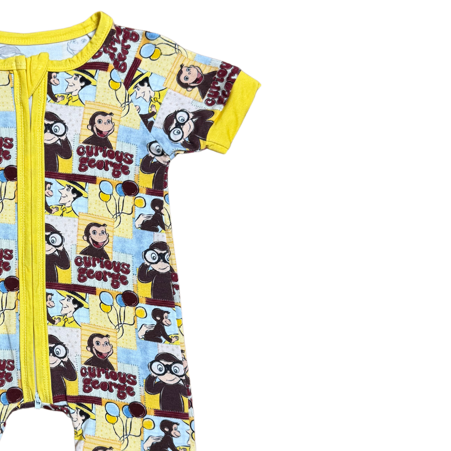 Curious George Bamboo Short Romper